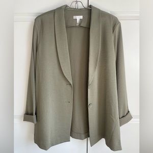 sage green blazer
